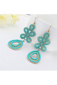 Beaded Earrings Fashion Earrings Exaggerated Influx Of Women Wild Wind