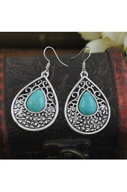 Turquoise stone earrings Green Turquoise Earring Wholesale