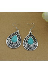 Turquoise stone earrings Green Turquoise Earring Wholesale