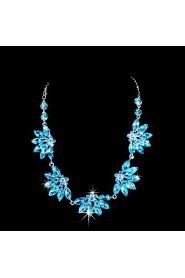 Jewelry Set Women's Birthday / Gift / Party / Special Occasion Jewelry Sets Alloy Rhinestone / Cubic Zirconia Necklaces / EarringsAs the