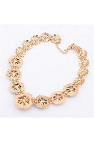 Accessories Fashion Personality Exquisite Wild Flowers Short Necklace Sweater Chain Popular