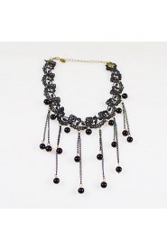 Vintage Tassels Bead Necklace