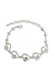 Women's Tennis Bracelet Alloy Rhinestone