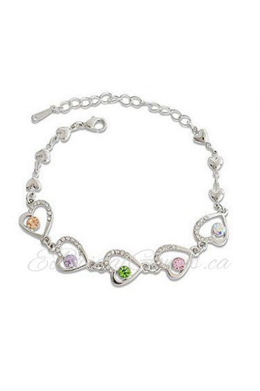 Women's Tennis Bracelet Alloy Rhinestone