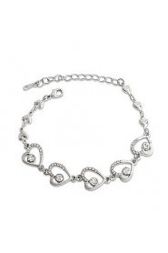 Women's Tennis Bracelet Alloy Rhinestone