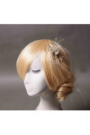 Women's Rhinestone / Imitation Pearl Headpiece - Wedding / Special Occasion / Casual Hair Clip 1 Piece