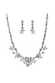 Wedding Suit(Headdress & Necklace & Earrings & Bracelet & Brooch)