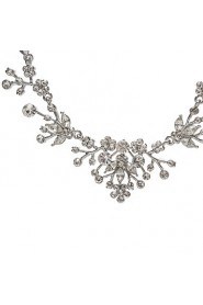 Wedding Suit(Headdress & Necklace & Earrings & Bracelet & Brooch)