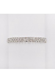 Women's Cuff Bracelet Alloy Rhinestone