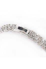 Women's Cuff Bracelet Alloy Rhinestone