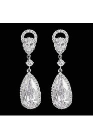 Drop Earrings Women's Cubic Zirconia/Alloy Earring