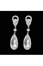 Drop Earrings Women's Cubic Zirconia/Alloy Earring