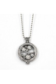 Valentine Day Gift Girl's 33mm Alloy Mi Moneda Silver Crystal Infinity Disc for 35mm Coin Holder Pendant