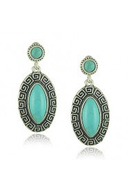 Turquoise stone earrings Green Turquoise Earring Wholesale