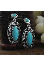 Turquoise stone earrings Green Turquoise Earring Wholesale