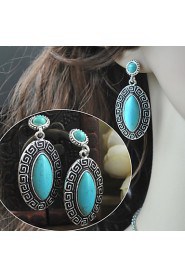 Turquoise stone earrings Green Turquoise Earring Wholesale