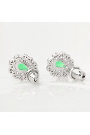 Stud Earrings Women's Cubic Zirconia Earring Cubic Zirconia