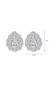 Stud Earrings Women's Cubic Zirconia Earring Cubic Zirconia