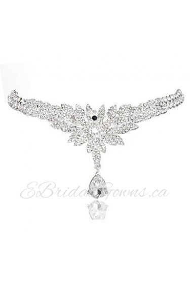 Women/Flower Girl Alloy Forehead Jewelry With Rhinestone Wedding/Party Headpiece