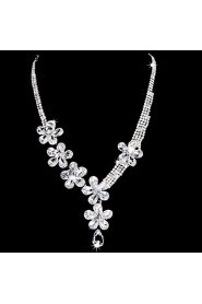 Jewelry Set Women's Anniversary / Wedding / Engagement / Birthday / Gift / Party / Special Occasion Jewelry Sets AlloyRhinestone / Cubic