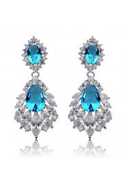 Drop Earrings Couples'/Kid's/Women's Cubic Zirconia Earring Cubic Zirconia