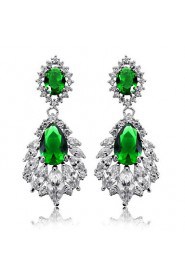 Drop Earrings Couples'/Kid's/Women's Cubic Zirconia Earring Cubic Zirconia