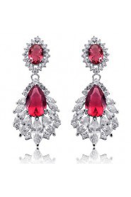 Drop Earrings Couples'/Kid's/Women's Cubic Zirconia Earring Cubic Zirconia