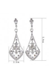 Drop Earrings Women's Alloy Earring Rhinestone