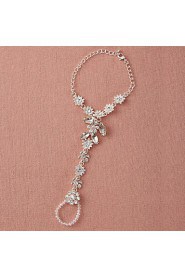 Women's Chain Bracelet Alloy Rhinestone