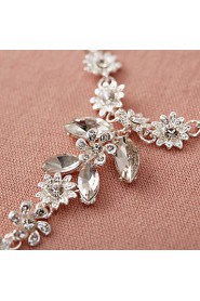 Women's Chain Bracelet Alloy Rhinestone