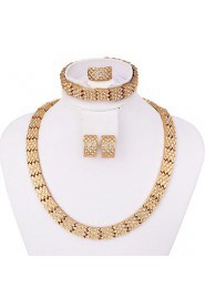 WesternRain Women's Alloy / Rhinestone Jewelry Set Rhinestone