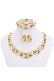 WesternRain Women's Alloy / Rhinestone Jewelry Set Rhinestone