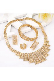 WesternRain Women's Alloy / Rhinestone Jewelry Set Rhinestone