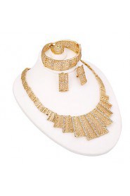 WesternRain Women's Alloy / Rhinestone Jewelry Set Rhinestone