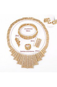 WesternRain Women's Alloy / Rhinestone Jewelry Set Rhinestone