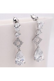 Drop Earrings Women's Cubic Zirconia Earring Cubic Zirconia