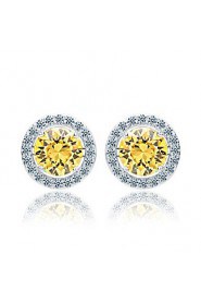 Stud Earrings Women's Cubic Zirconia Earring Cubic Zirconia