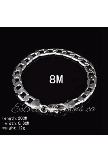 Fashion Sterling Silver Plated Women's Bracelet