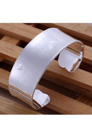 Men's Cuff Bracelet Silver