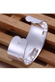 Men's Cuff Bracelet Silver