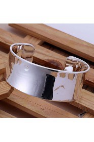 Men's Cuff Bracelet Silver