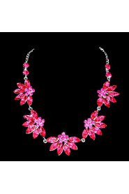 Jewelry Set Women's Birthday / Gift / Party / Special Occasion Jewelry Sets Alloy Rhinestone / Cubic Zirconia Necklaces / EarringsAs the