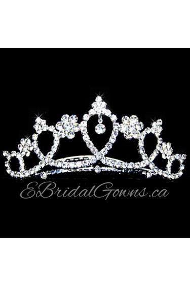 Women's Alloy Headpiece-Wedding / Special Occasion Tiaras Clear Round