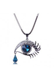 Women's Alloy Necklace Party Crystal/Rhinestone