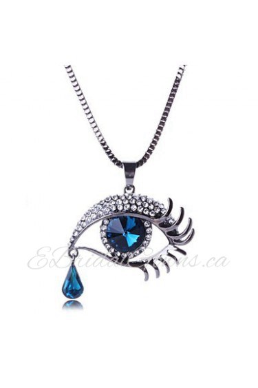 Women's Alloy Necklace Party Crystal/Rhinestone