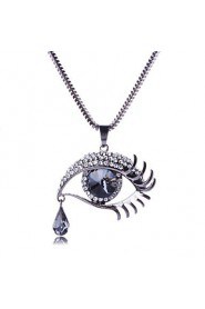 Women's Alloy Necklace Party Crystal/Rhinestone