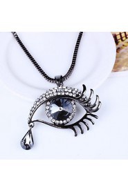 Women's Alloy Necklace Party Crystal/Rhinestone