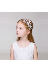 Flower Girl's Alloy Headpiece-Wedding / Casual / Outdoor Headbands 1 Piece Irregular