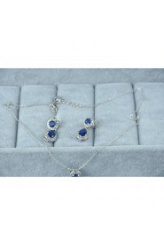 Jewelry Set Women's Anniversary / Wedding / Engagement / Birthday / Gift / Party / Daily / Special Occasion Jewelry Sets Silver / Alloy