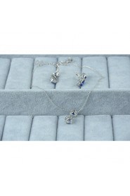 Jewelry Set Women's Anniversary / Wedding / Engagement / Birthday / Gift / Party / Daily / Special Occasion Jewelry Sets Silver / Alloy